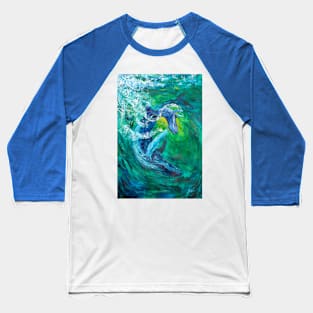 Whale Play Baseball T-Shirt